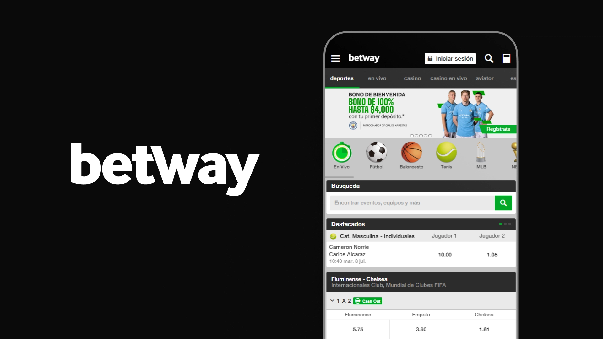 imagen app betway