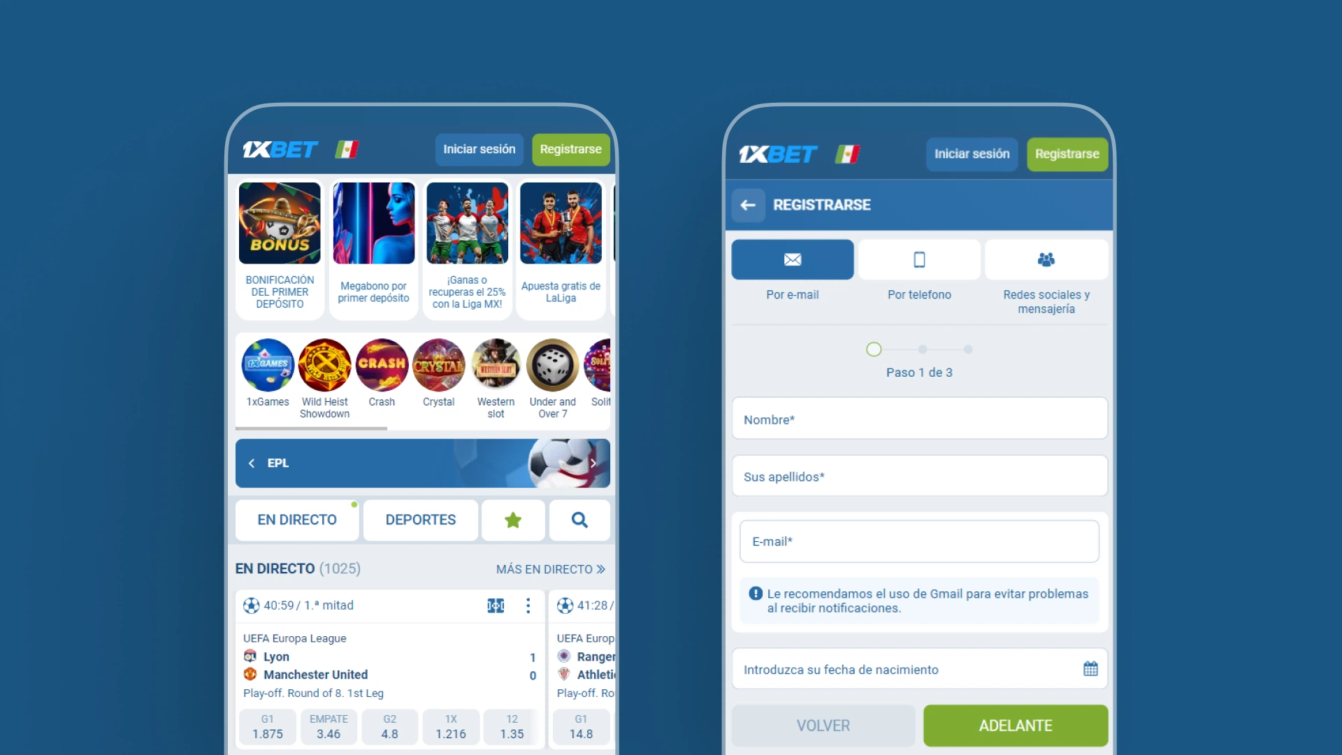 captura de pantalla Cómo registrarse app Campeonbet