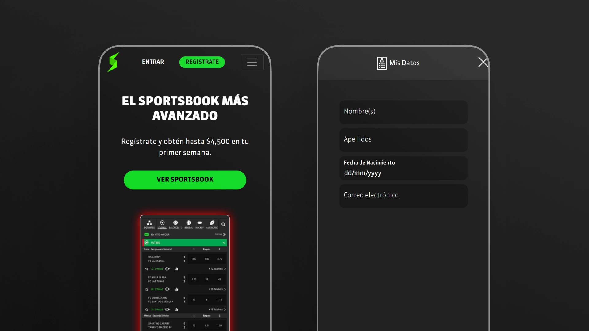 captura de pantalla Cómo registrarse app Strendus