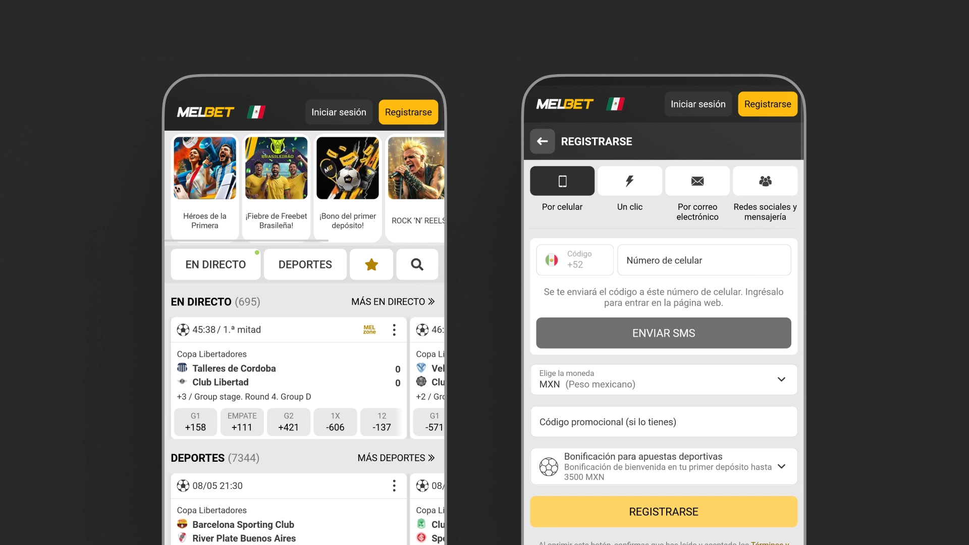 captura de pantalla Cómo registrarse app melbet