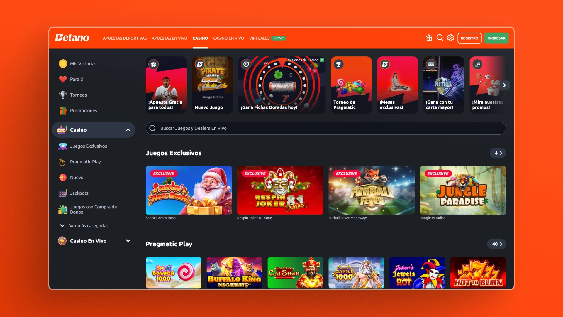 captura de pantalla casino betano