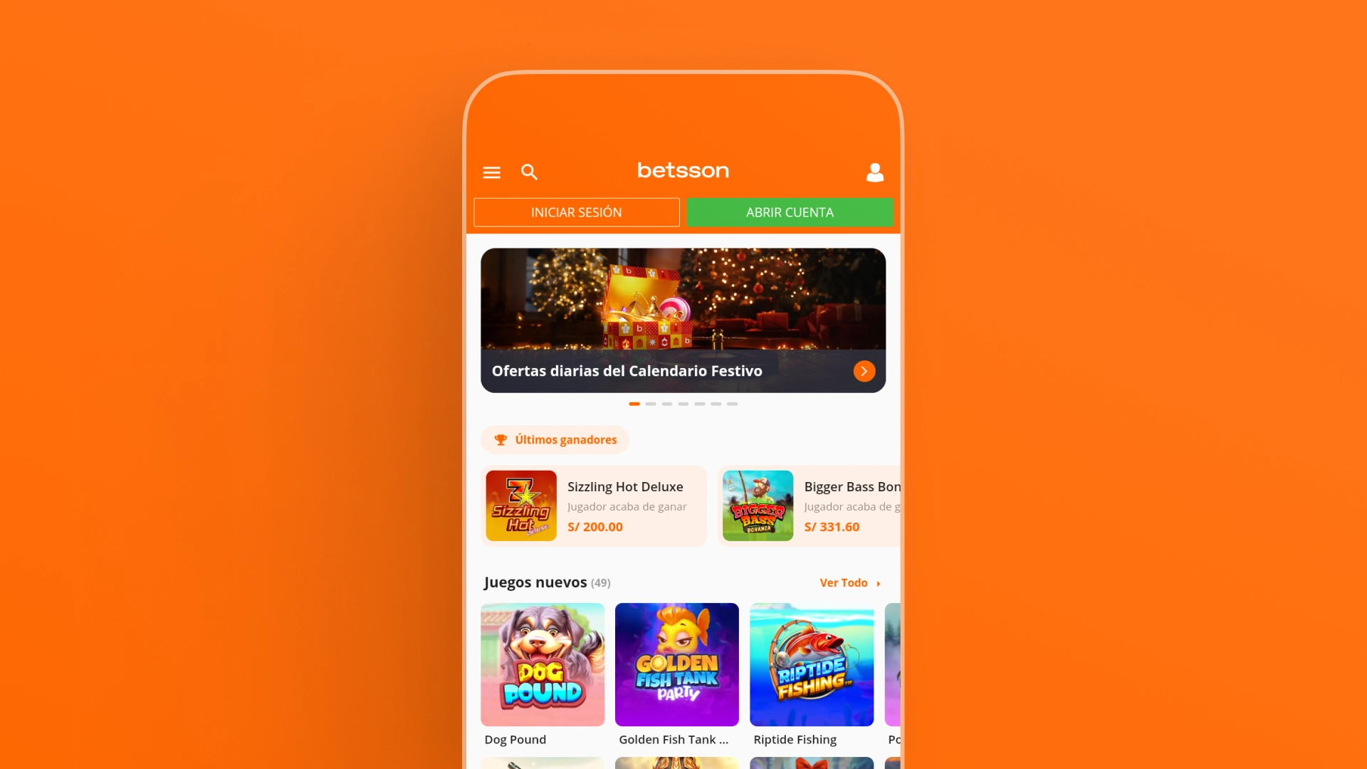 imagen Casino app Betsson