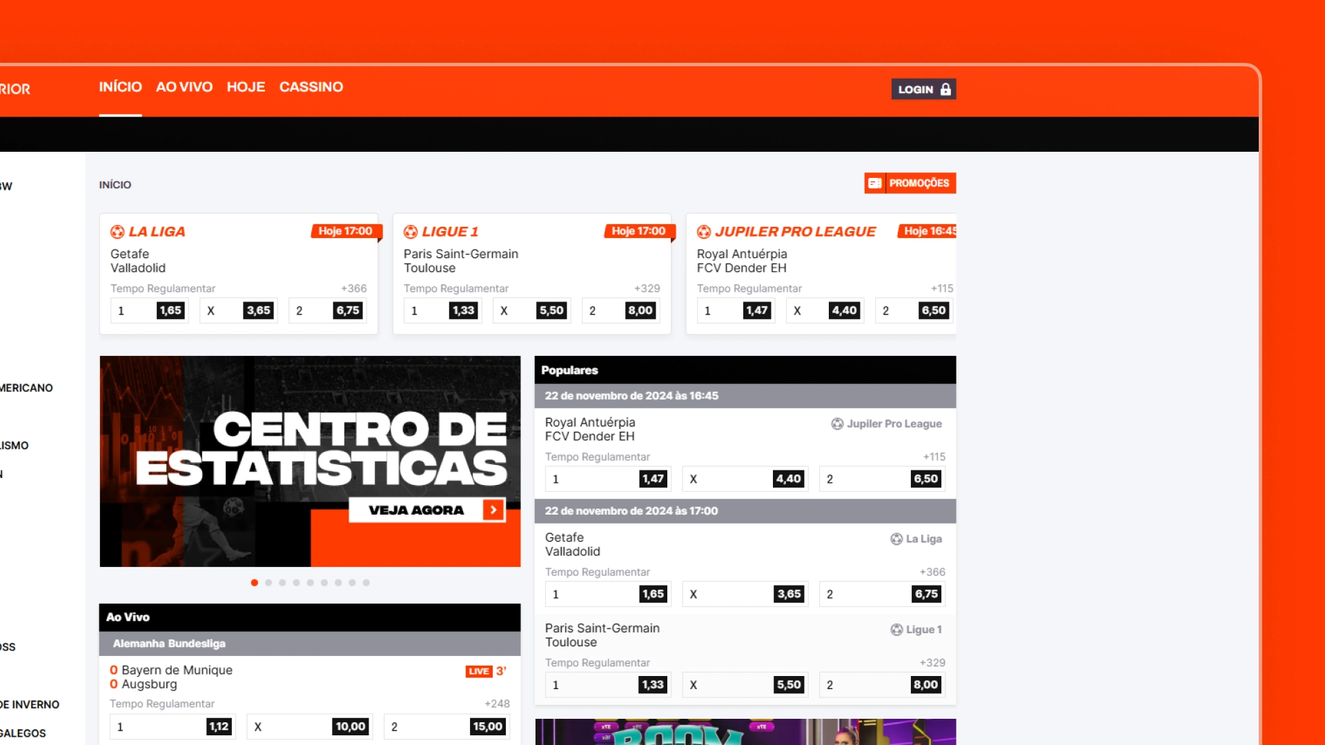 imagen cuotas de apuestas betwarrior