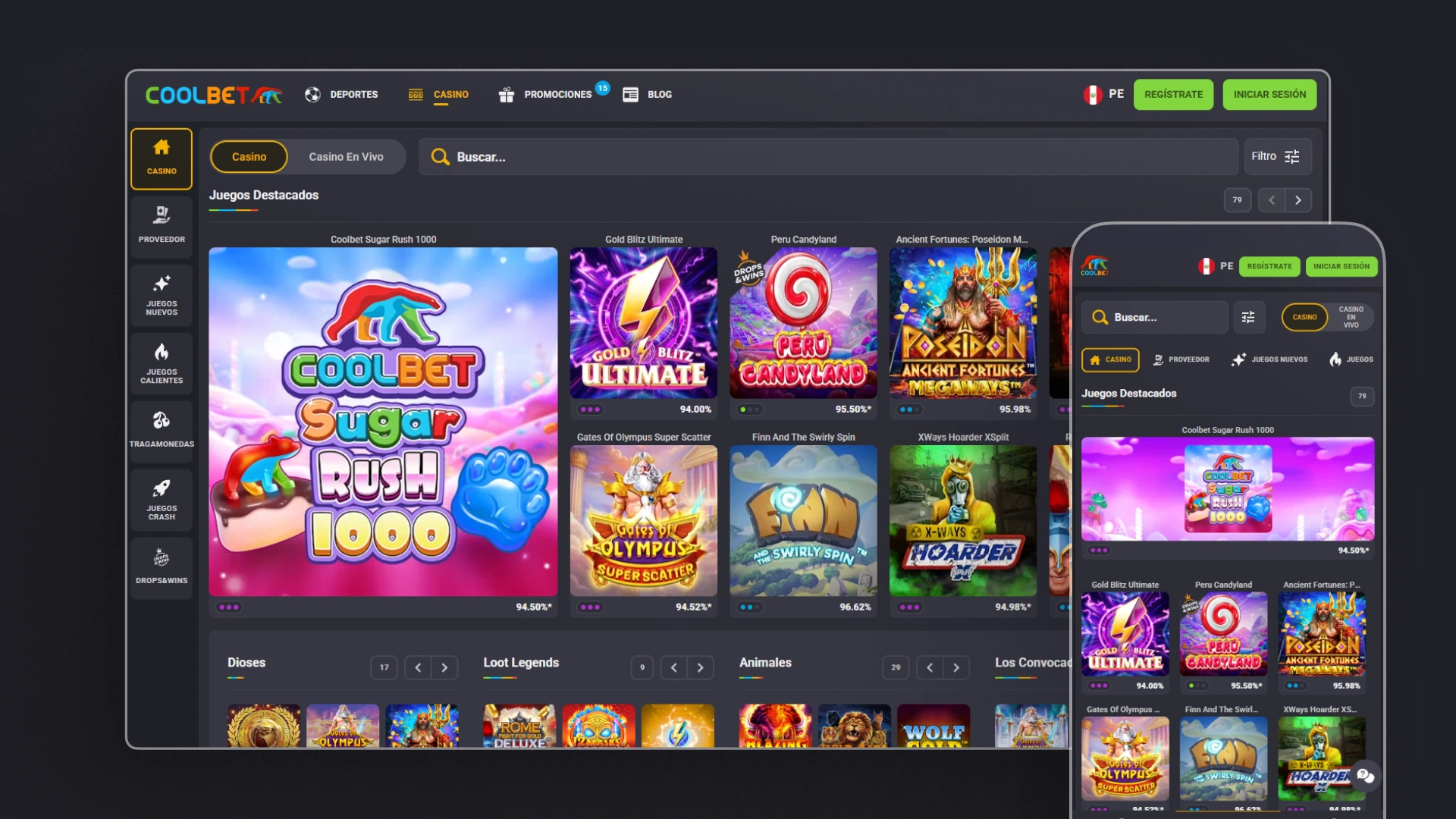 captura de pantalla casino Coolbet