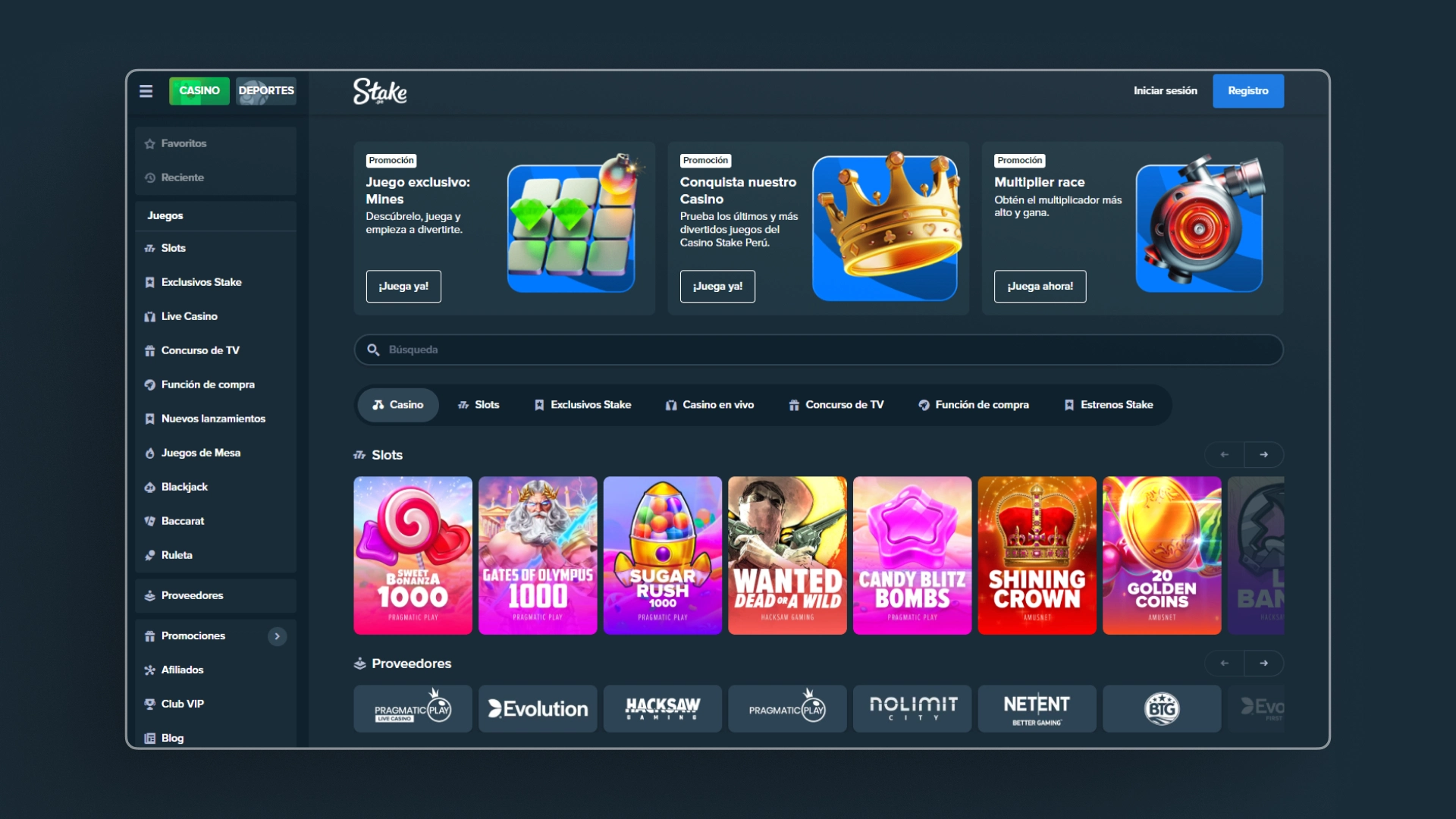 captura de pantalla casino stake