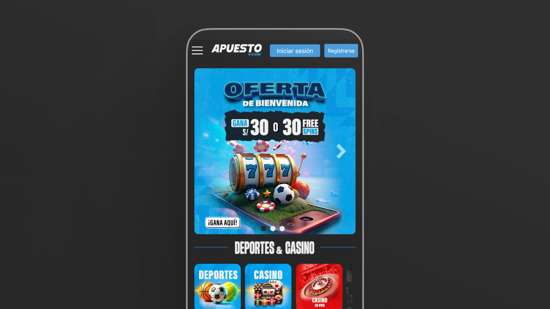 imagen app Apuesto Casino