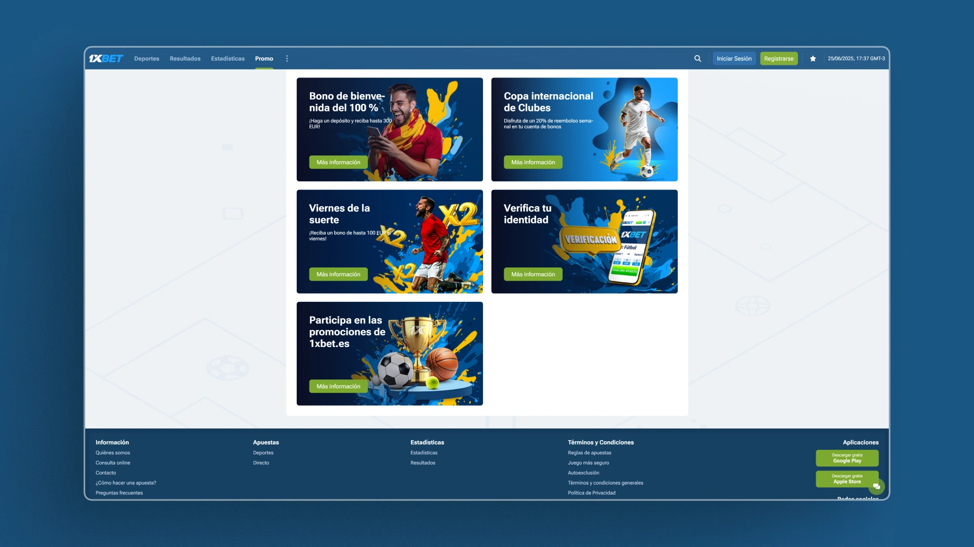 captura de pantalla Cómo activar el bono 1xbet