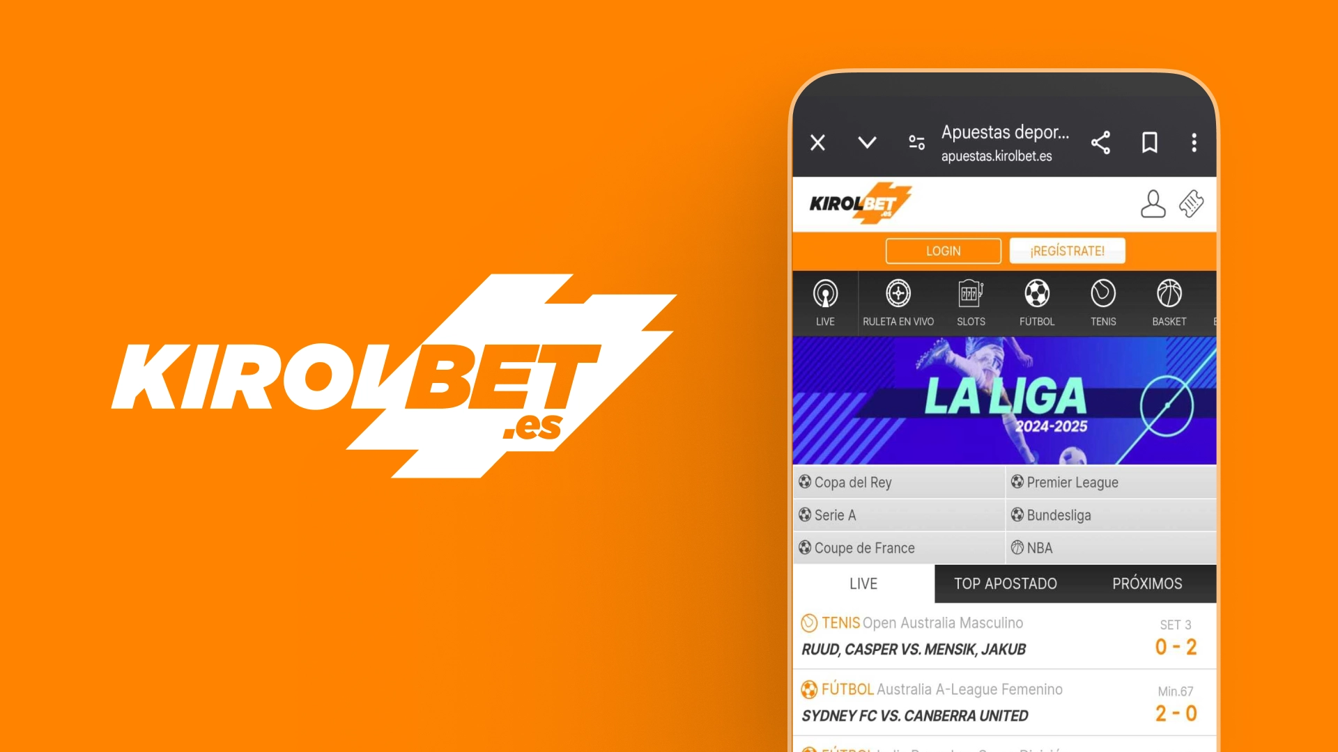 imagen Cómo descargar la app Kirolbet
