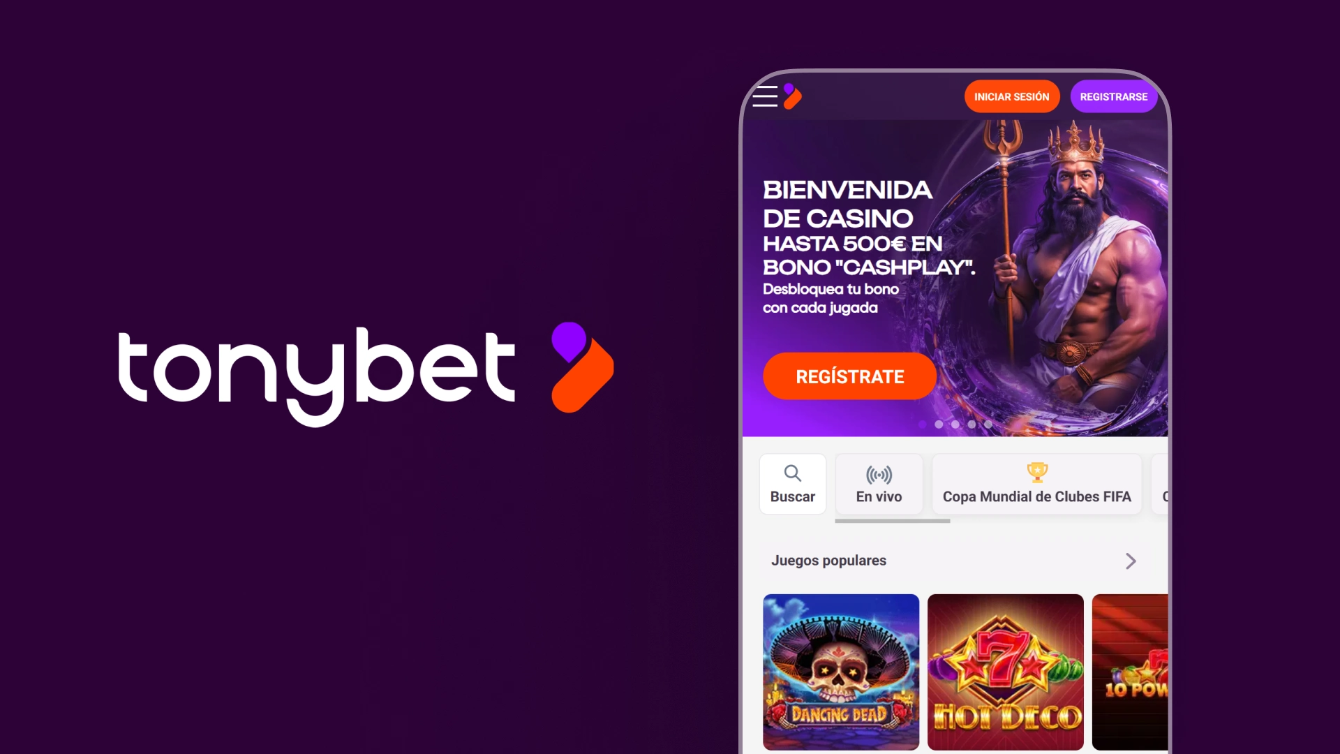 imagen Cómo descargar la app TonyBet