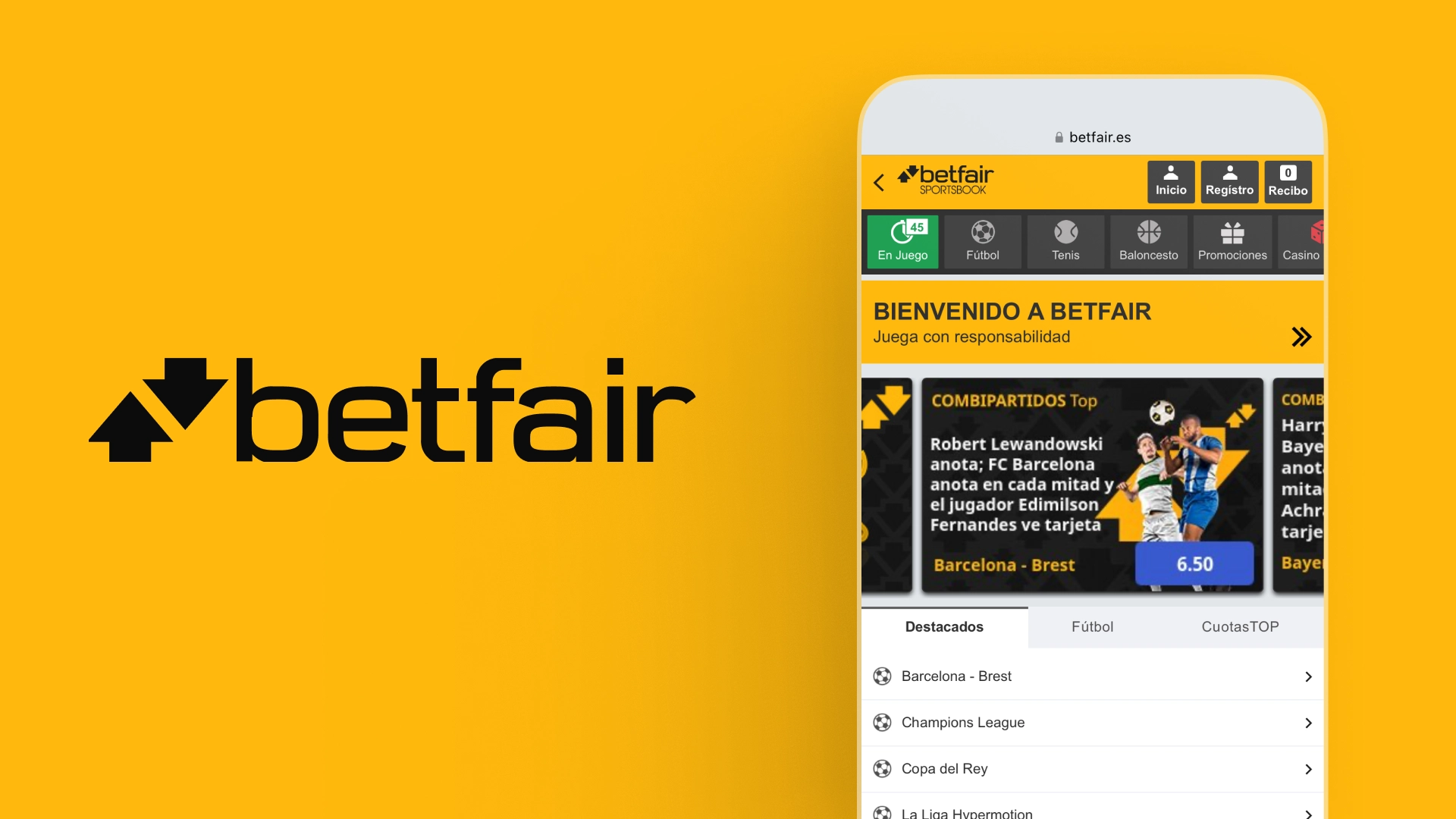 imagen Cómo descargar la app betfair