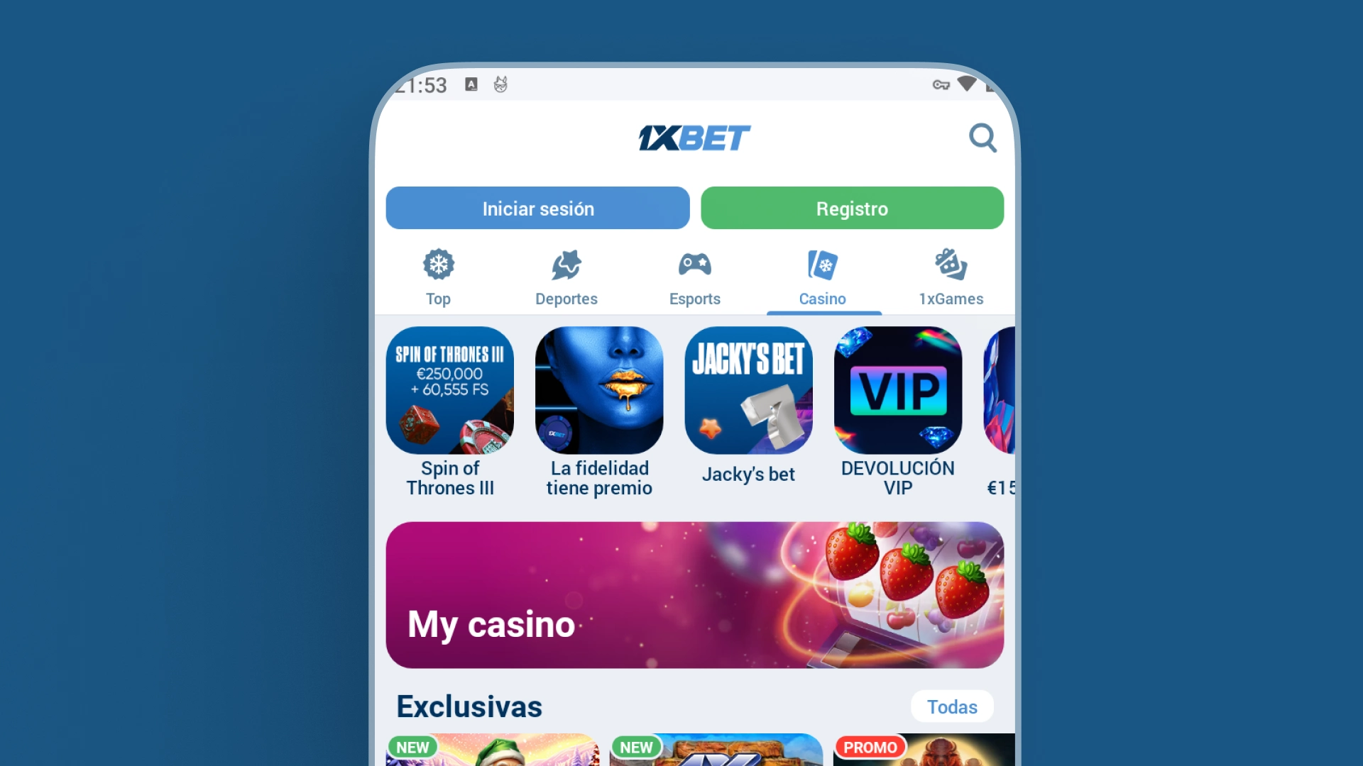 imagen Funcionalidades y herramientas 1xBet