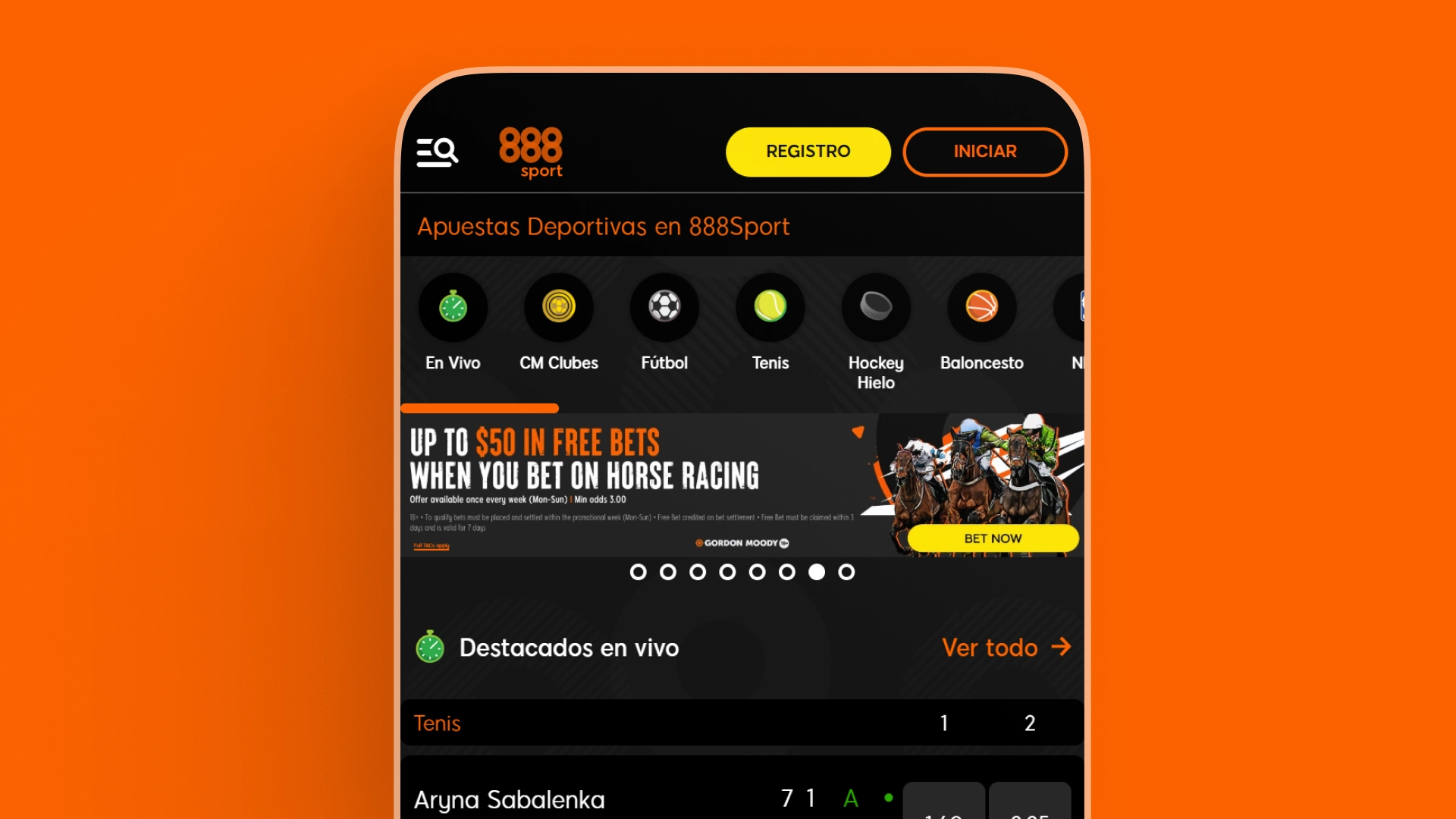 imagen Funcionalidades y herramientas 888sport