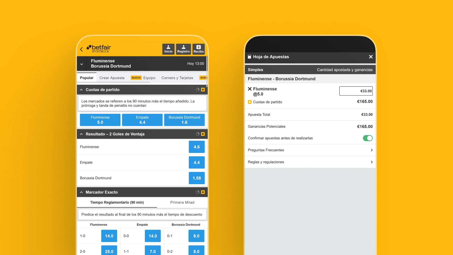 imagen Qué competiciones ofrece betfair