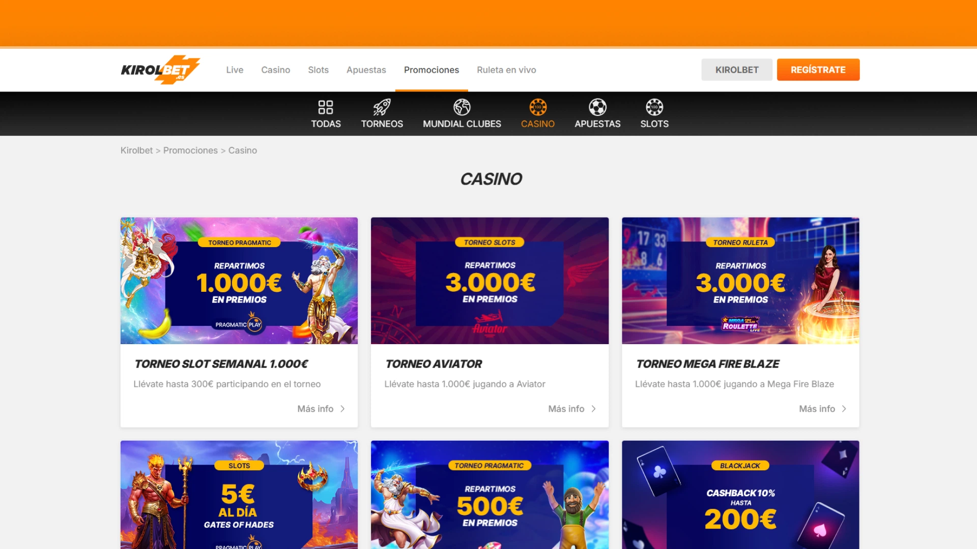 imagen Bono y promociones Kirolbet