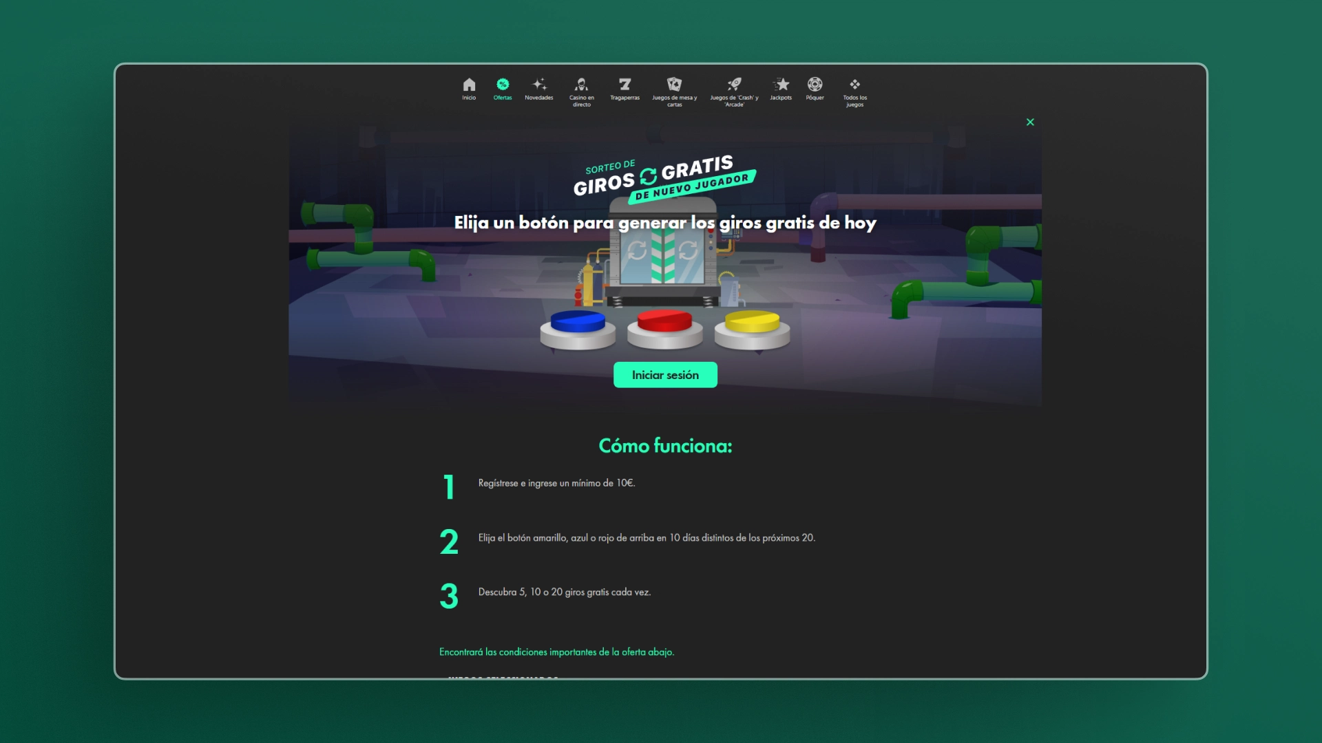 imagen Bono y promociones bet365