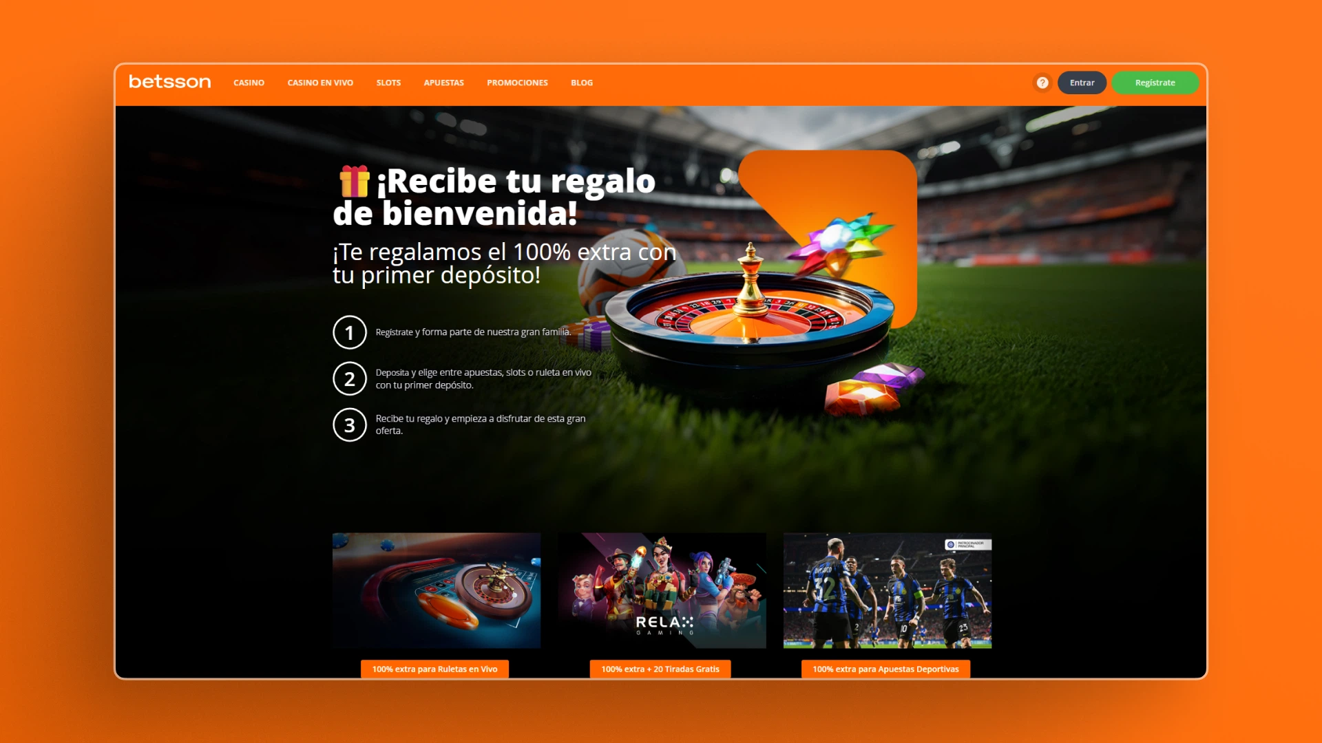 imagen Bono y promociones betsson