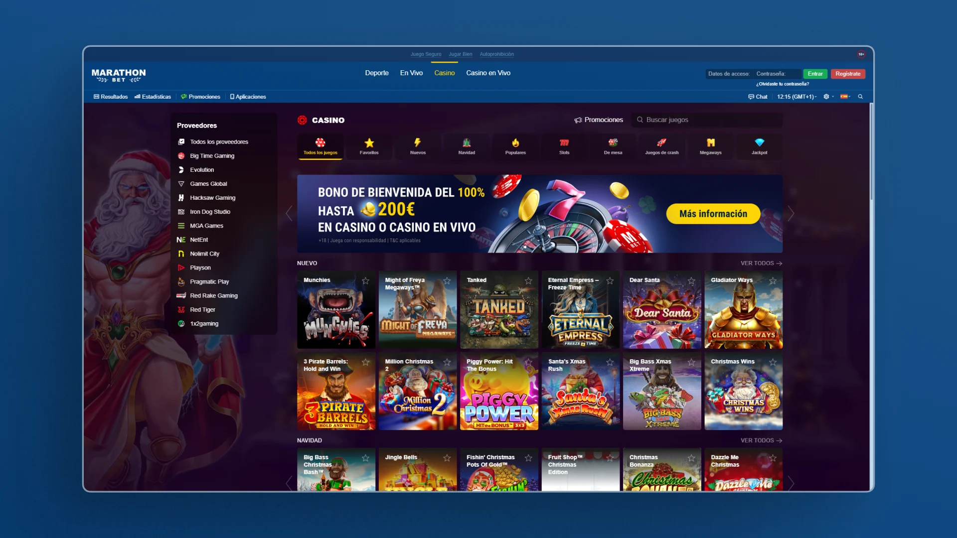 imagen casino Marathonbet