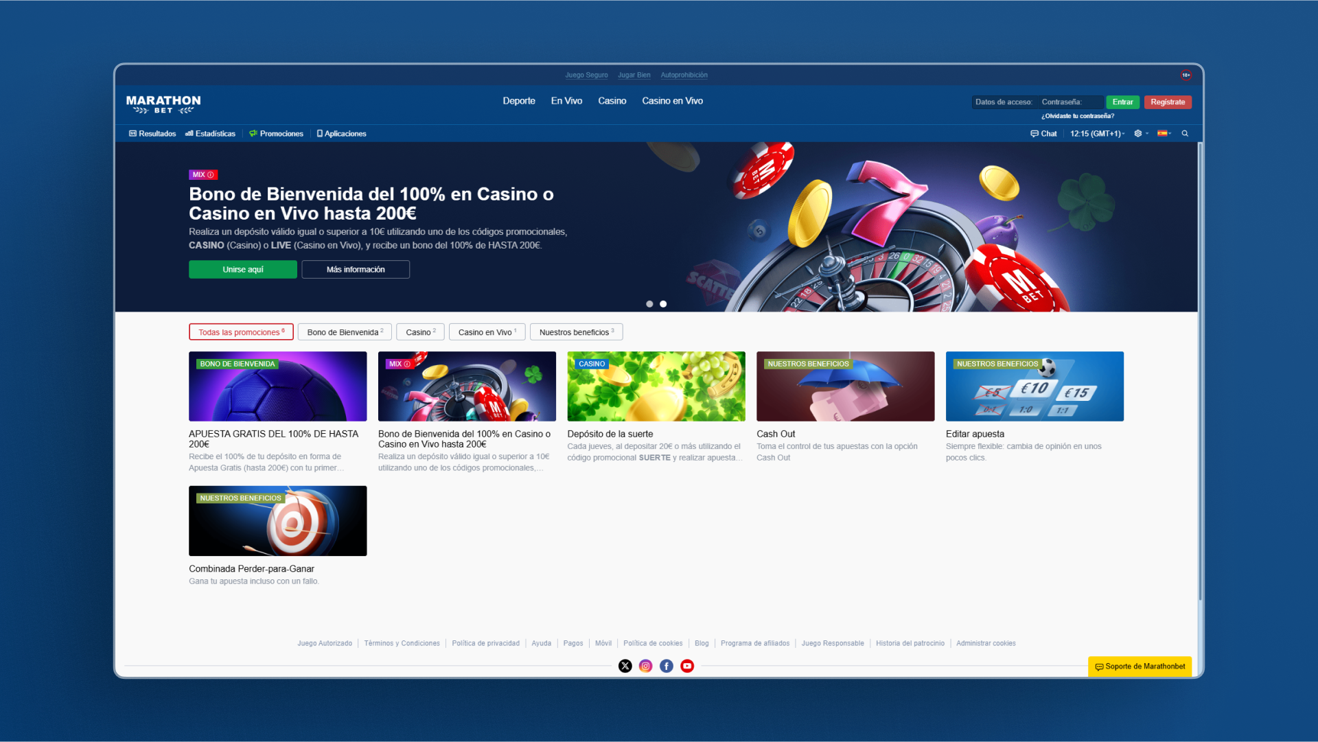 imagen bono de bienvenida Marathonbet