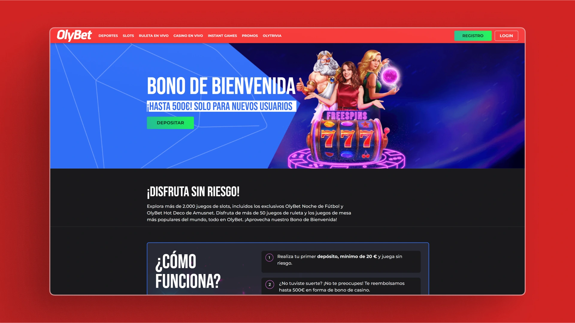 imagen bono de bienvenida olybet