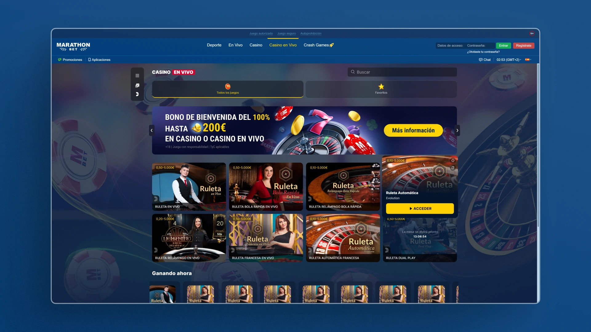 imagen roulette casino Marathonbet