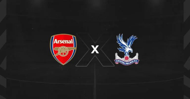 Escudos de Arsenal x Crystal Palace