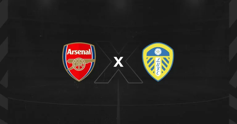 Escudos do Arsenal x Leeds