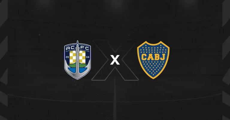 Escudos do Auckland City x Boca Juniors