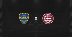 Escudos de Boca Juniors x Lanús