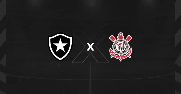 Escudos de Botafogo x Corinthians