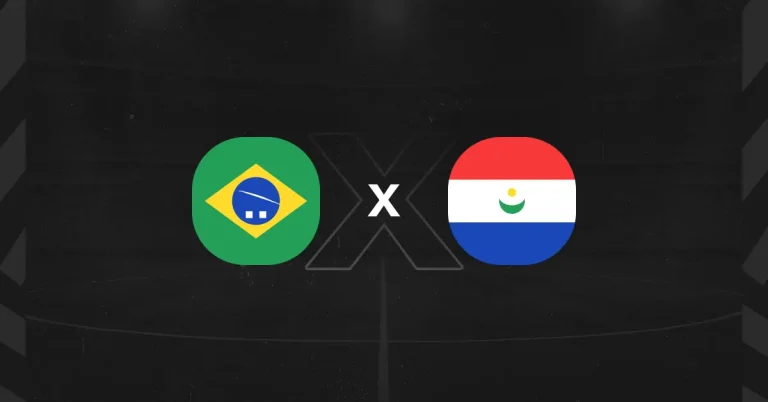 Bandeiras do Brasil x Paraguai