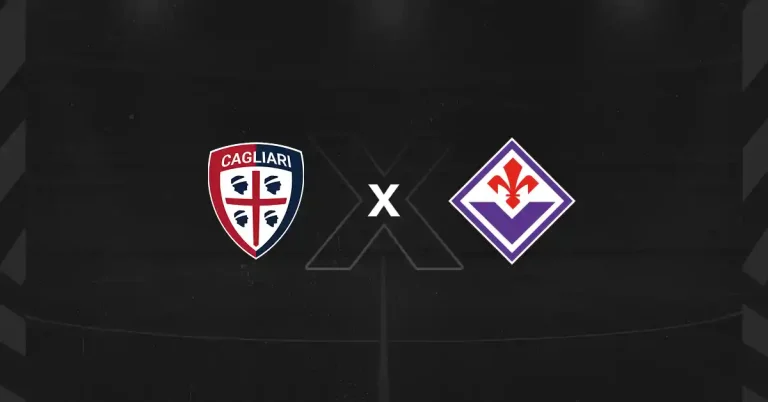 Escudos de Cagliari x Fiorentina