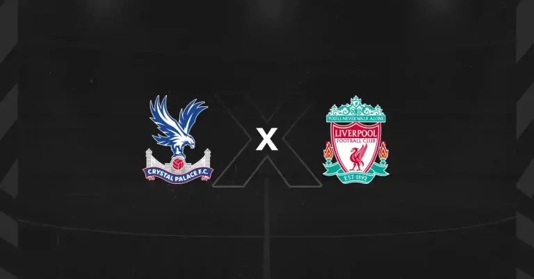 Escudos de Crystal Palace x Liverpool