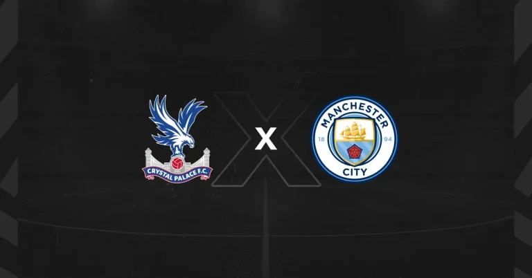 Escudos de Crystal Palace x Manchester City