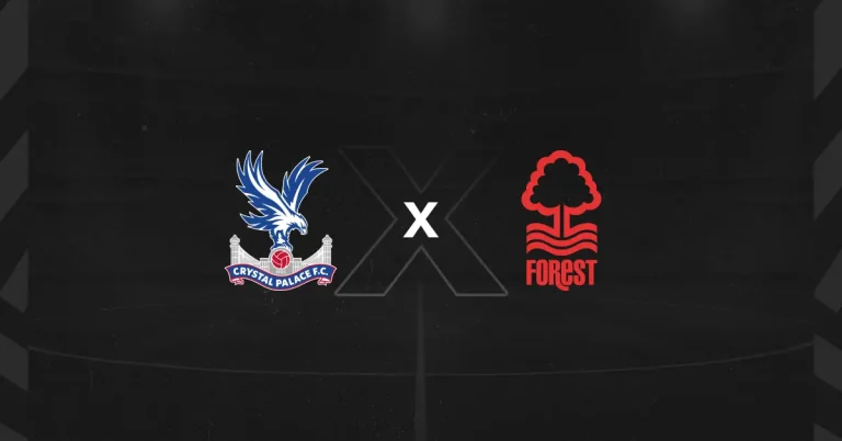 Escudos de Crystal Palace x Nottingham Forest