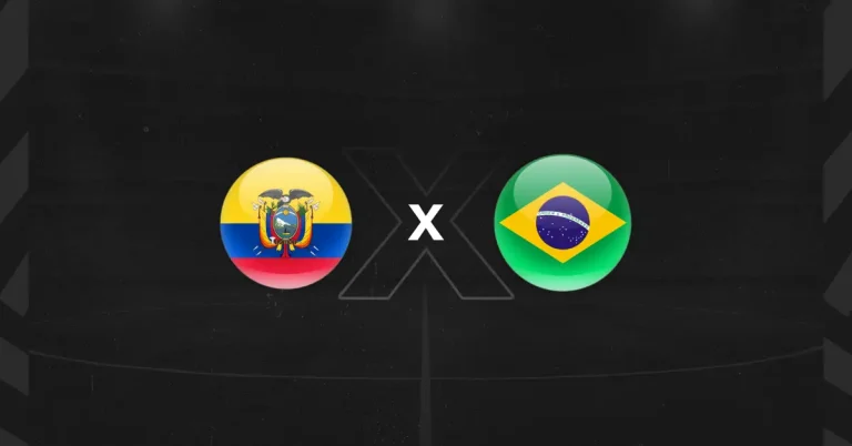 Bandeiras de Equador x Brasil
