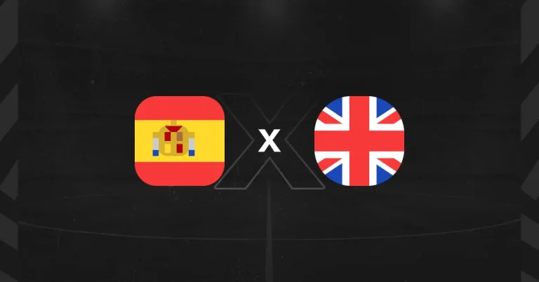 Escudos da Espanha x Inglaterra Feminino