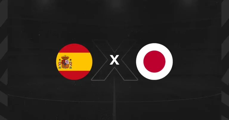 Bandeiras de Espanha x Japão