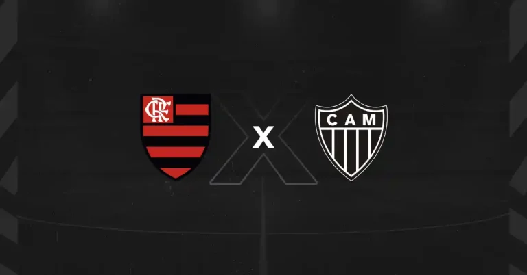 Escudos de Flamengo x Atlético MG
