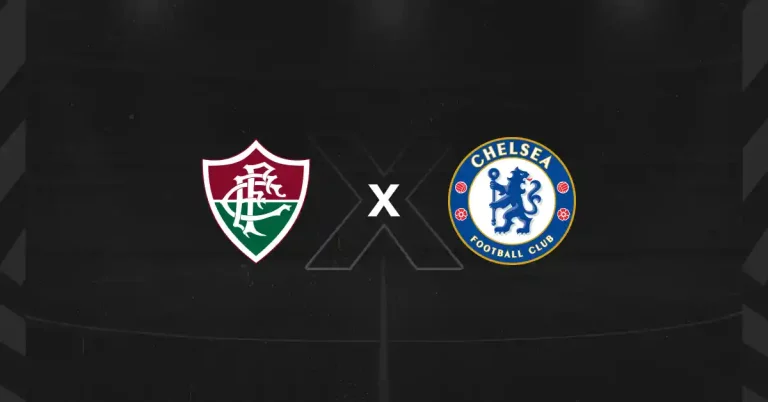 Escudos de Fluminense x Chelsea