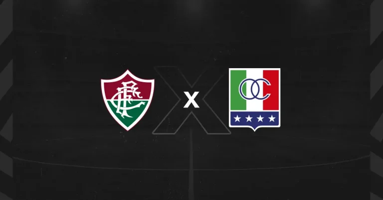 Escudos do Fluminense x Once Caldas