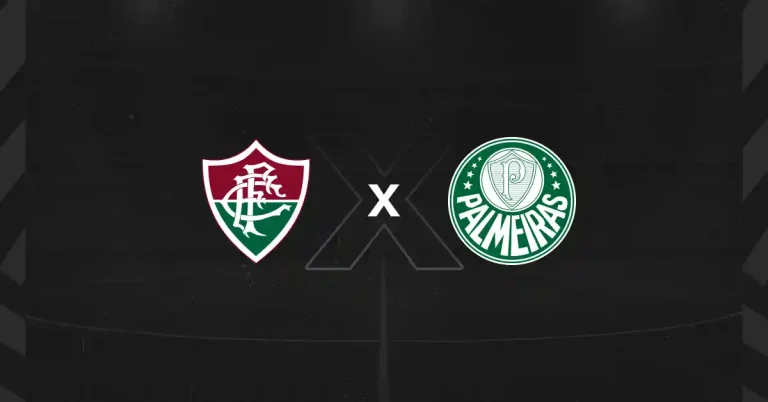 Escudos de Fluminense x Palmeiras