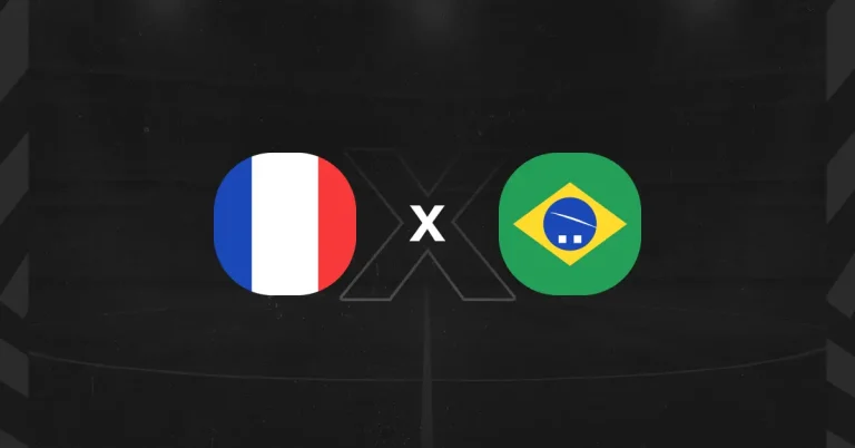 Bandeiras da França x Brasil Feminino
