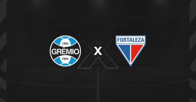 Escudos de Grêmio x Fortaleza