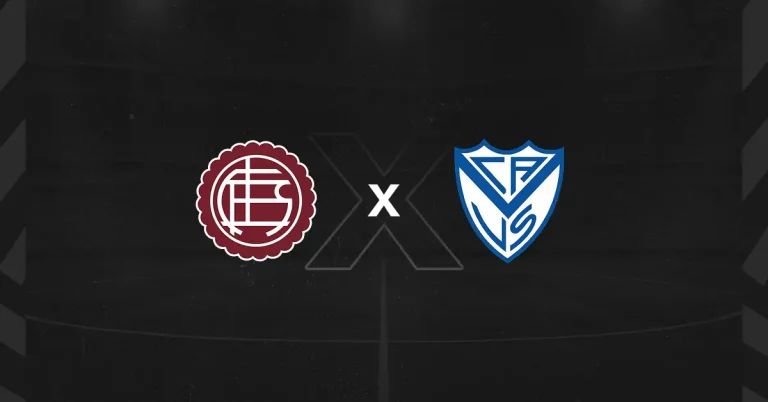 Escudos de Lanús x Vélez Sarsfield