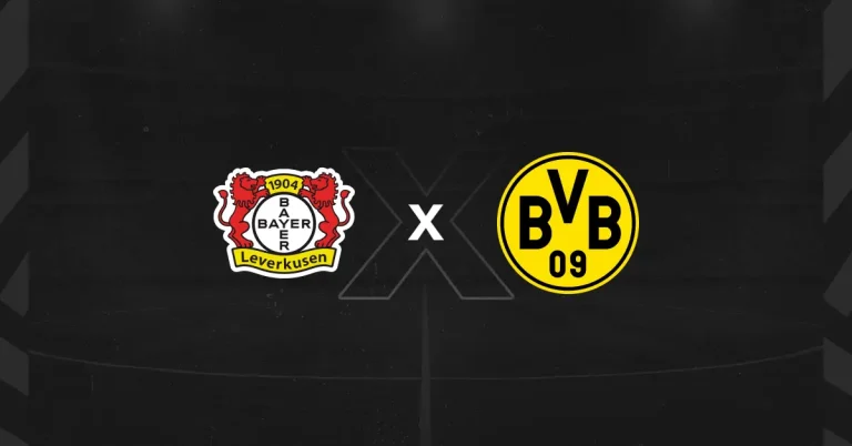 Escudos de Bayer Leverkusen x Borussia Dortmund