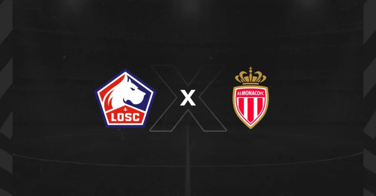 Escudos do Lille e Mônaco