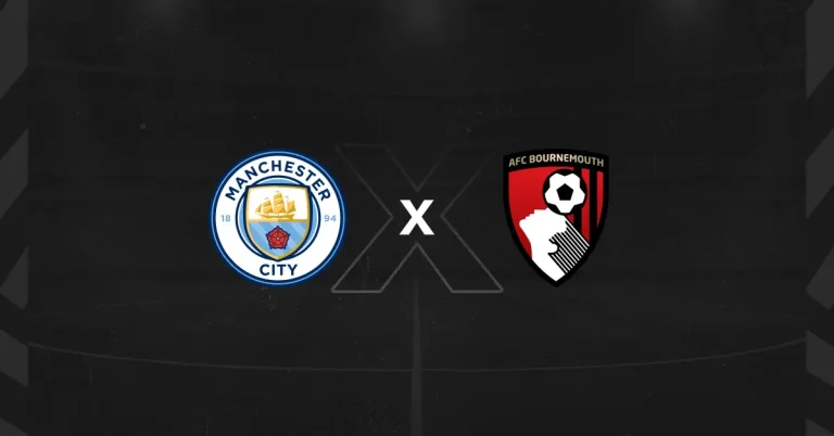 Escudos de Manchester City x Bournemouth