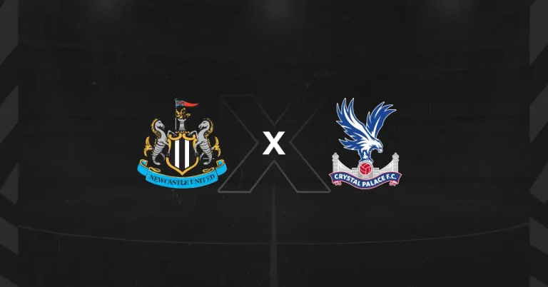 Escudos de Newcastle x Crystal Palace