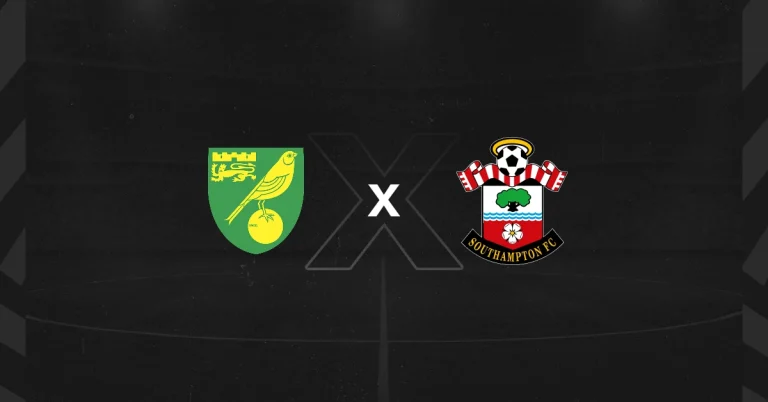 Escudos do Norwich x Southampton
