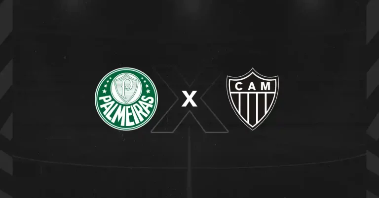 Escudos de Palmeiras x Atlético MG